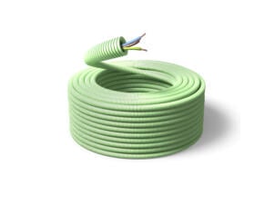 Profile tube précâblé CCA 16mm 3G2.5 25m