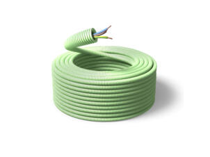 Profile tube précâblé CCA 16mm 3G2.5 50m
