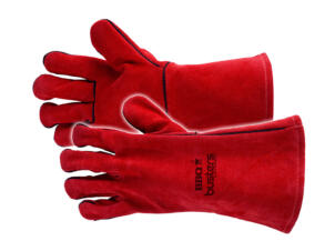 Busters tuinhandschoenen barbecue XL leer rood