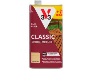 V33 tuinmeubilairolie 1l+20% kleurloos