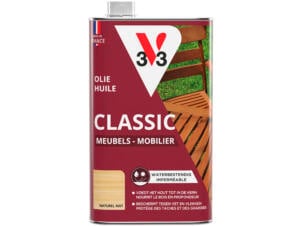 V33 tuinmeubilairolie mat 1l kleurloos