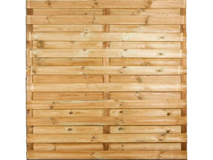 Cartri tuinscherm recht 180x180 cm geïmpregneerd