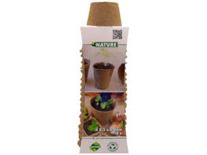 Nature turfpot 8cm 18 stuks