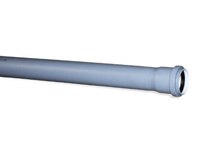 Scala tuyau sanitaire 50mm 1m polypropylène gris 1