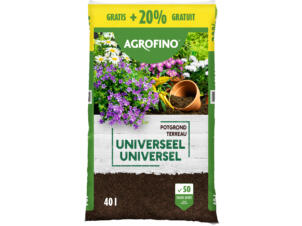 Agrofino universele potgrond 40l + 20% gratis