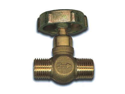 Saninstal valve de réglage 1/4"M x 1/4"M butane/propane 1