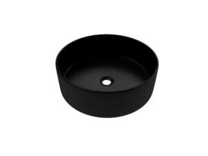 Aurlane vasque à poser rond 36cm noir