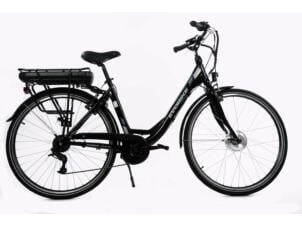 Evobike vélo électrique femme moteur roue avant noir