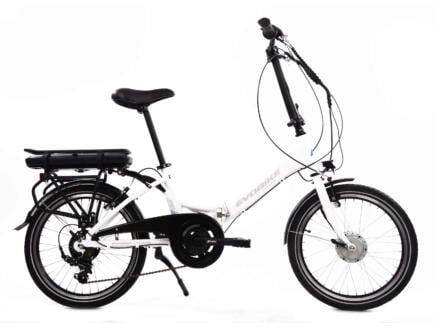 Evobike vélo pliable électrique moteur roue avant blanc 1