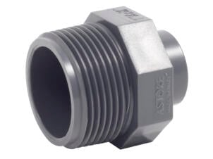 verloopmof PVC 1" M x 3/4" F