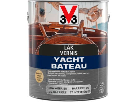 V33 vernis / laque bateau satiné 2,5l incolore 1