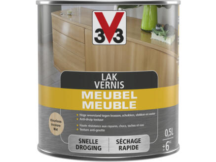 V33 vernis / laque meuble mat 0,5l incolore 1