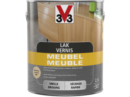 V33 vernis / laque meuble mat 2,5l incolore 1