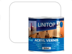 Linitop vernis acryl hoogglans 0,25l kleurloos