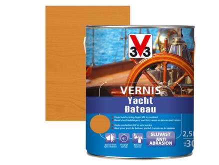 V33 vernis bateau brillant 2,5l ambré 1