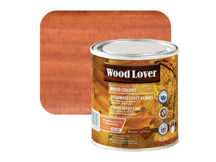 Wood Lover vernis boenwaseffect 0,25l Braziliaans mahonie #145 1