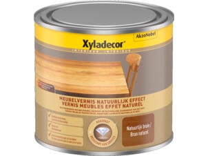 Xyladecor vernis meubel natuurlijk effect 0,5l bruin