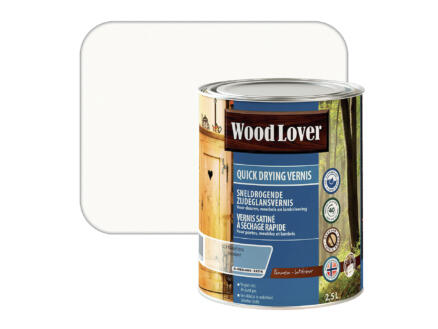 Wood Lover vernis parquet à séchage rapide 2,5l incolore 1