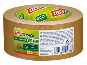 Tesa verpakkingstape 50m x 50mm bruin