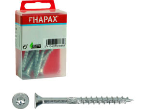 Hapax vis à bois 120x6 mm zingué 20 pièces
