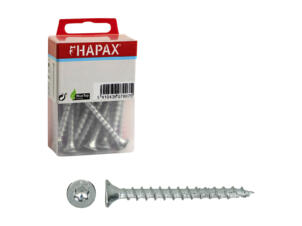 Hapax vis à bois 40x6 mm zingué 20 pièces