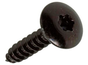 Mack vis à penture TX25 30x6 mm zingué noir 9 pièces