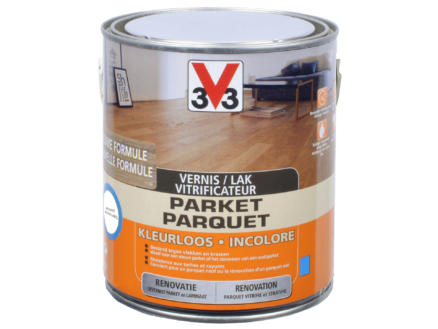 V33 vitrificateur parquet rénovation brillant 2,5l incolore 1