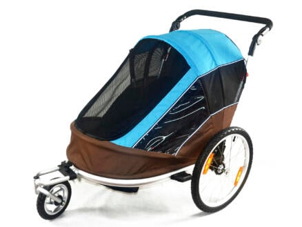 Maxxus vouwbare fietskar voor 2 kinderen 1