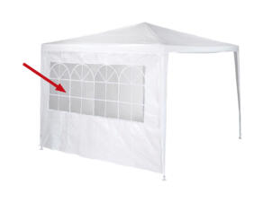 Garden Plus wanden met raam voor partytent 300x300 cm wit 2 stuks