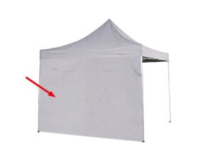 Garden Plus wanden voor partytent Easy Pro 300x300 cm grijs 2 stuks