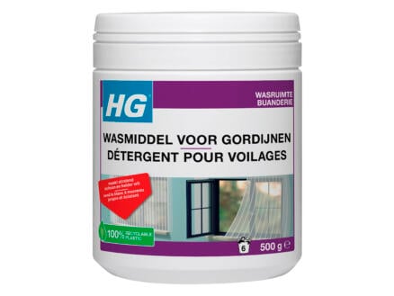 HG wasmiddel voor witte gordijnen 500g 1