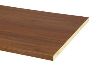 CanDo werkblad recht 302x63,5x2,8 cm walnoot