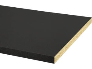 CanDo werkblad recht 304x64x3,8 cm donker graniet