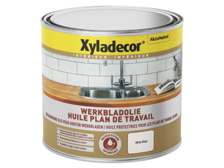 Xyladecor werkbladolie mat 500ml white wash