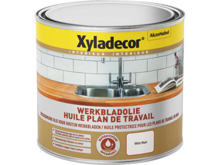 Xyladecor werkbladolie mat 500ml white wash 1