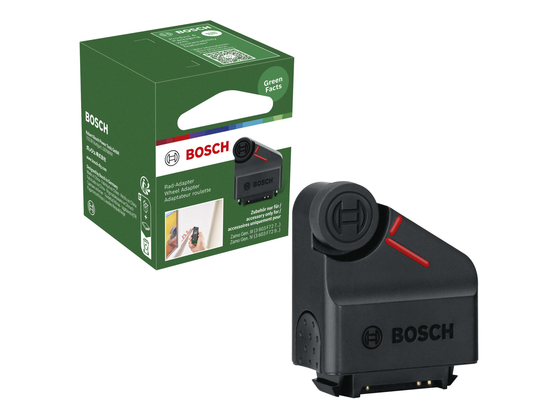 Bosch wieladapter Zamo laserafstandsmeter