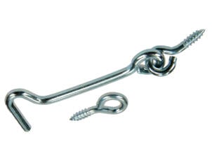 Mack windhaak 6x0,4 cm staal 2 stuks