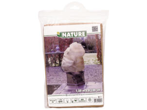 Nature winterafdekhoes met koord 1,5x1 m beige