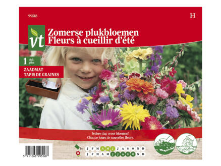 VT zaadmat zomerse plukbloemen 1