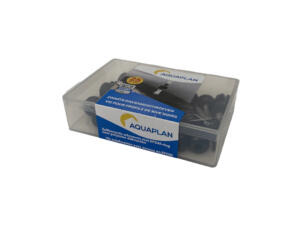 Aquaplan zelfborende dakrandschroeven zwart 25 stuks