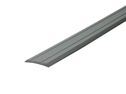 Arcansas zelfklevend overgangsprofiel 180cm 25mm geanodiseerd aluminium mat 1