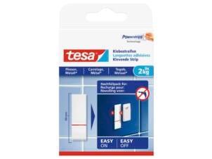 Tesa zelfklevende strips tegels & metaal navulling 6cm 2kg 9 stuks