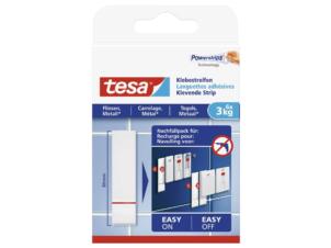 Tesa zelfklevende strips tegels & metaal navulling 8cm 3kg 6 stuks