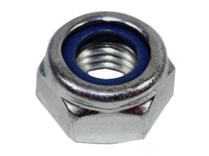 Pgb-fasteners zeskantborgmoer met kunststof ring DIN985 M10 200 stuks