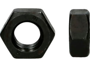 Pgb-fasteners zeskantmoer Kl8 DIN934 M8 zwart 12 stuks